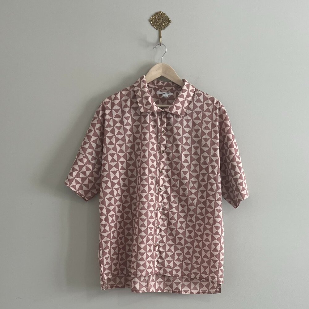 NWT O’Neill Olivia Printed Beach Cover Up Small 100% Cotton High Low
